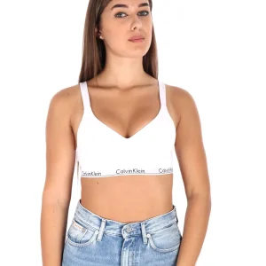 BRALETTE LIFT CALVIN KLEIN JEANS DA DONNA BIANCO