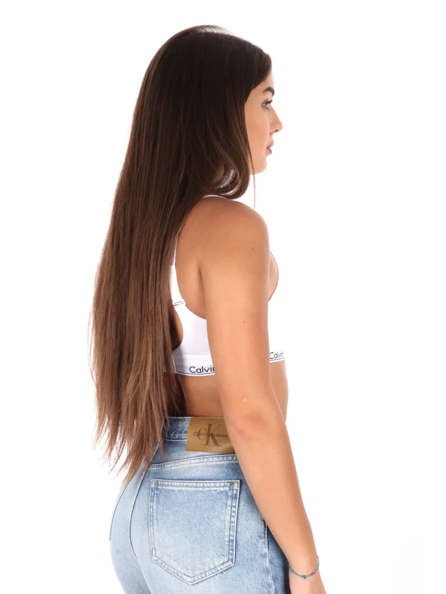 BRALETTE LIFT CALVIN KLEIN JEANS DA DONNA BIANCO - immagine 7