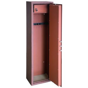 Utilia TOP Security ARMADIO PORTAFUCILI EFFETTO LEGNO 8 Posti mm.400x280x1480 h