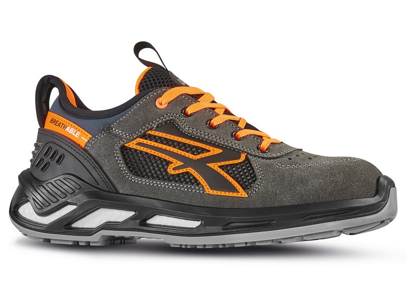 U-Power SCARPE ANTINFORTUNISTICA RYDER S1P SRC ESD BASSE Col. Arancio mis. 45 - immagine 2