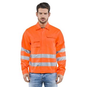 GIUBBETTO ALTA VISIBILITA’ ARANCIO mis.    M