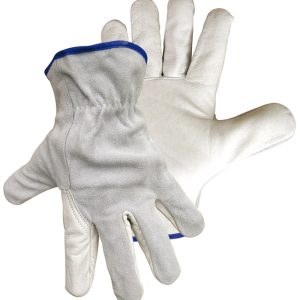 GUANTI IN PELLE BOVINO DORSO IN CROSTA  tg. 10