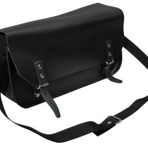 Utilia BORSA IN CUOIO PER IDRAULICO col. Nero cm. 40x18x18 h