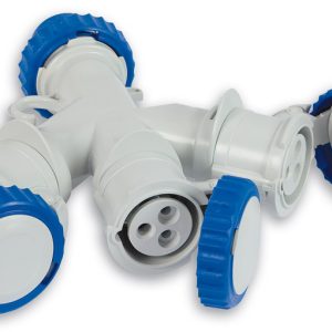 Fanton ADATTATORE INDUSTRIALE CEE TRIPLO IP67 2P+T spina/3 prese CEE