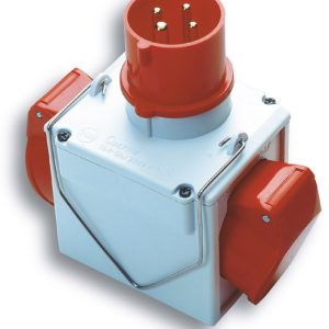 Fanton ADATTATORE INDUSTRIALE CEE TRIPLO IP44 (1 presa+2 spine) 3P+T-380 V