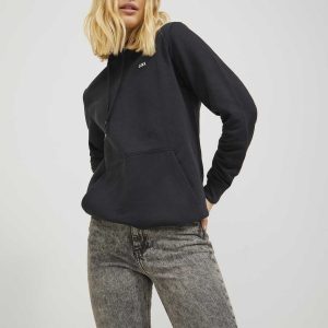 FELPA ABBIE CON CAPPUCCIO JJXX DA RAGAZZA NERO