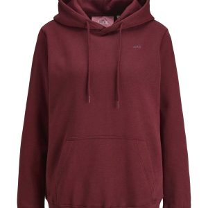 FELPA ABBIE CON CAPPUCCIO JJXX DA RAGAZZA BORDEAUX