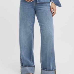 DENIM TOKYO WIDE LEG JJXX DA RAGAZZA BLU JEANS MEDIUM