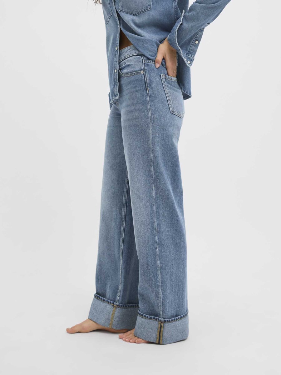 DENIM TOKYO WIDE LEG JJXX DA RAGAZZA BLU JEANS MEDIUM - immagine 5