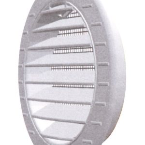 GRIGLIA DI AERAZIONE IN PLASTICA CON RETE ? mm. 145 imbocco ? mm. 125