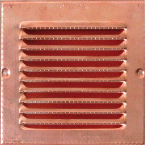 GRIGLIA DI AERAZIONE IN RAME  mm. 140×140