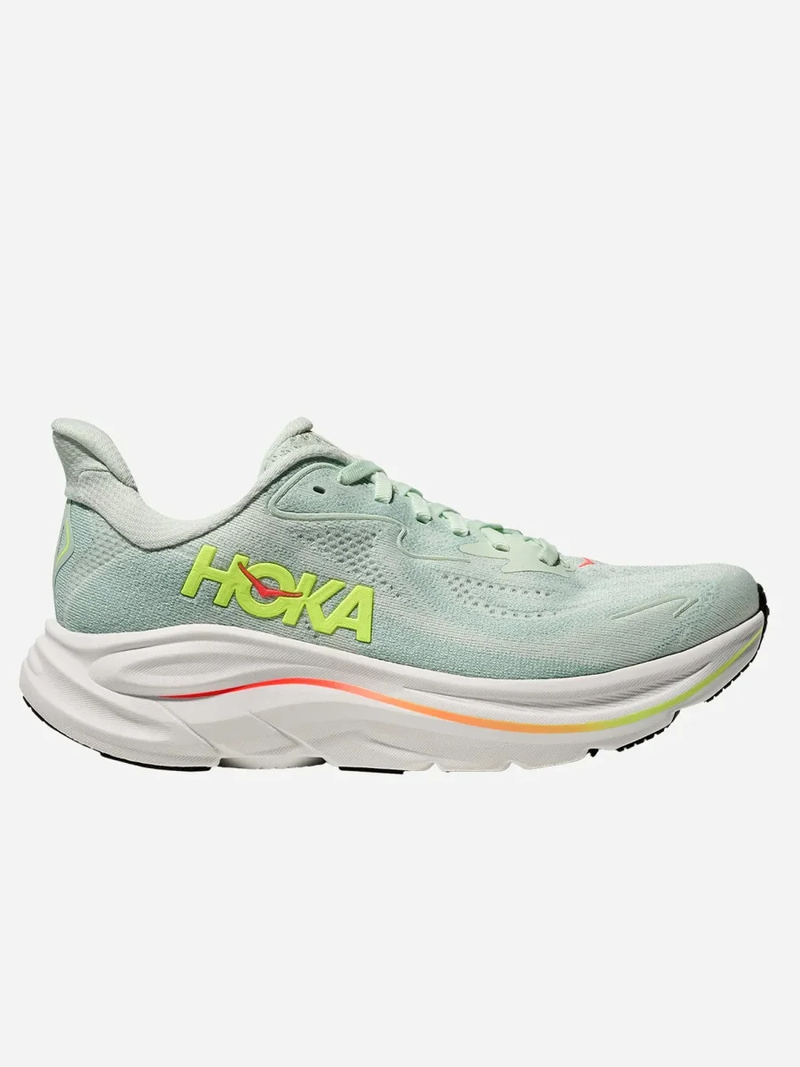 SCARPA RUNNING VERDE ACQUA HOKA CLIFTON 10 DA DONNA