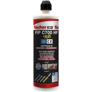 Fischer ANCORANTE CHIMICO FIP C700 HP PLUS CARTUCCIA  ml. 410