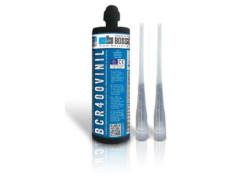 Bossong CARTUCCIA ANCORANTE CHIMICO VINIL+2 MISCELATORI ml.400