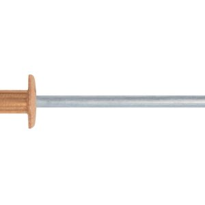 Friulsider RIVETTO A STRAPPO IN RAME 100pz. mm. 4,0×14