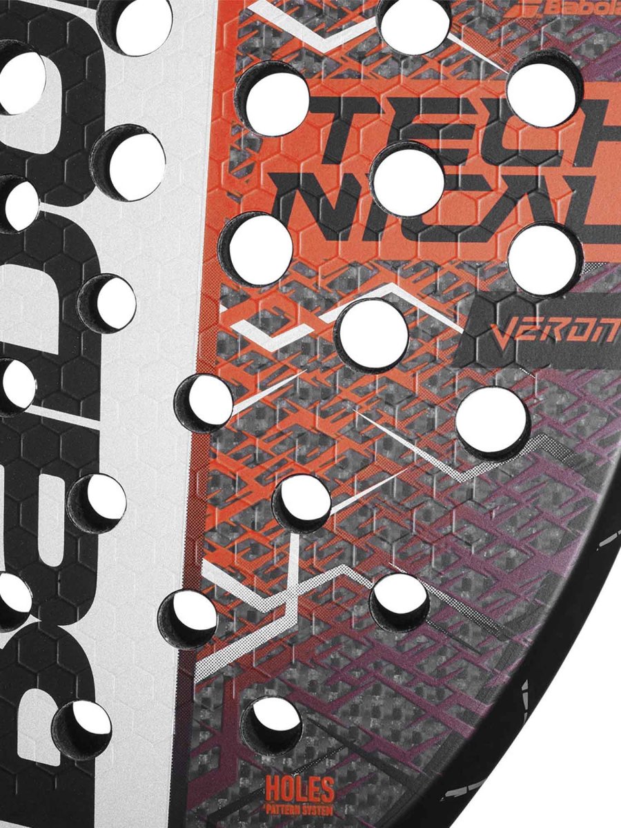 RACCHETTA DA PADEL TECHNICAL VERON 2025 BABOLAT ROSSO - immagine 4