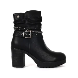 STIVALETTO CON CINTURINI REFRESH DA DONNA NERO