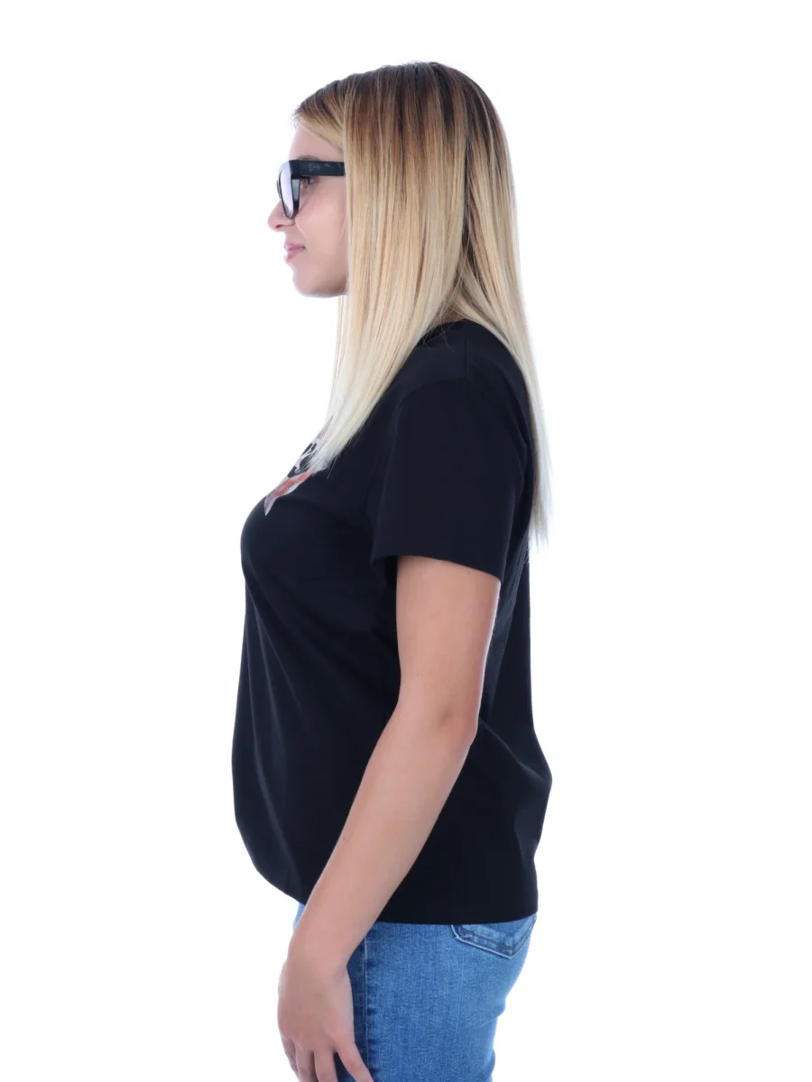 T-SHIRT CON STAMPA LEVI'S DONNA NERO - immagine 4