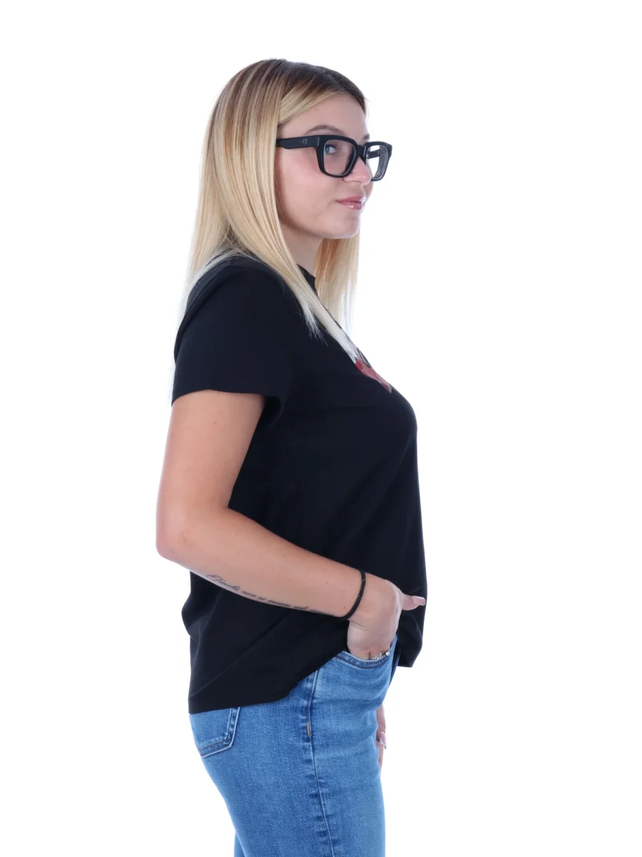 T-SHIRT CON STAMPA LEVI'S DONNA NERO - immagine 8