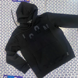 FELPA CON CAPPUCCIO CON LOGO EFFETTO ICON