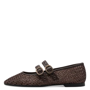 Ballerine Tamaris Lorita unisex adulte in colore marrone intrecciato