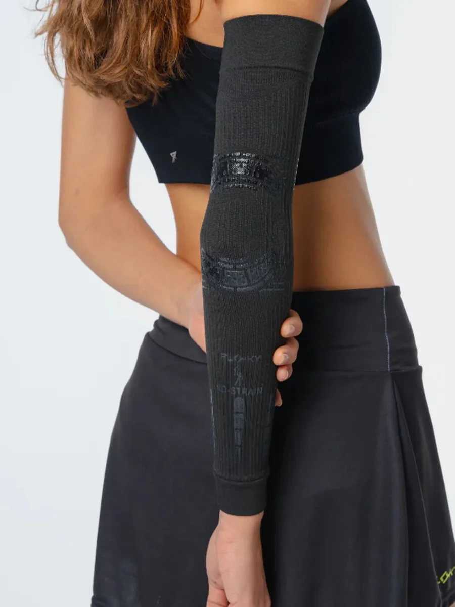 MANICOTTO NO STRAIN FLOKY UNISEX NERO - immagine 5