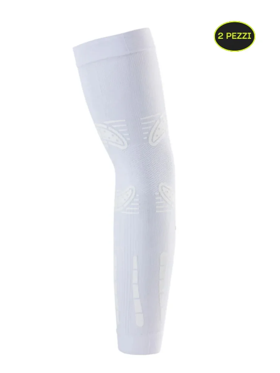 MANICOTTO NO STRAIN FLOKY UNISEX BIANCO - immagine 2