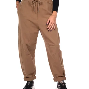 PANTALONE JOGGER AMPIO MISS LOVE DA DONNA CAMMELLO