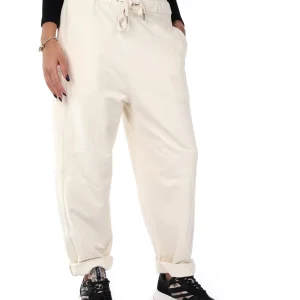 PANTALONE JOGGER AMPIO MISS LOVE DA DONNA PANNA