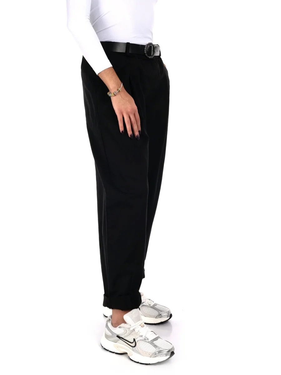 PANTALONE BALLOON MISS LOVE DA DONNA NERO - immagine 9