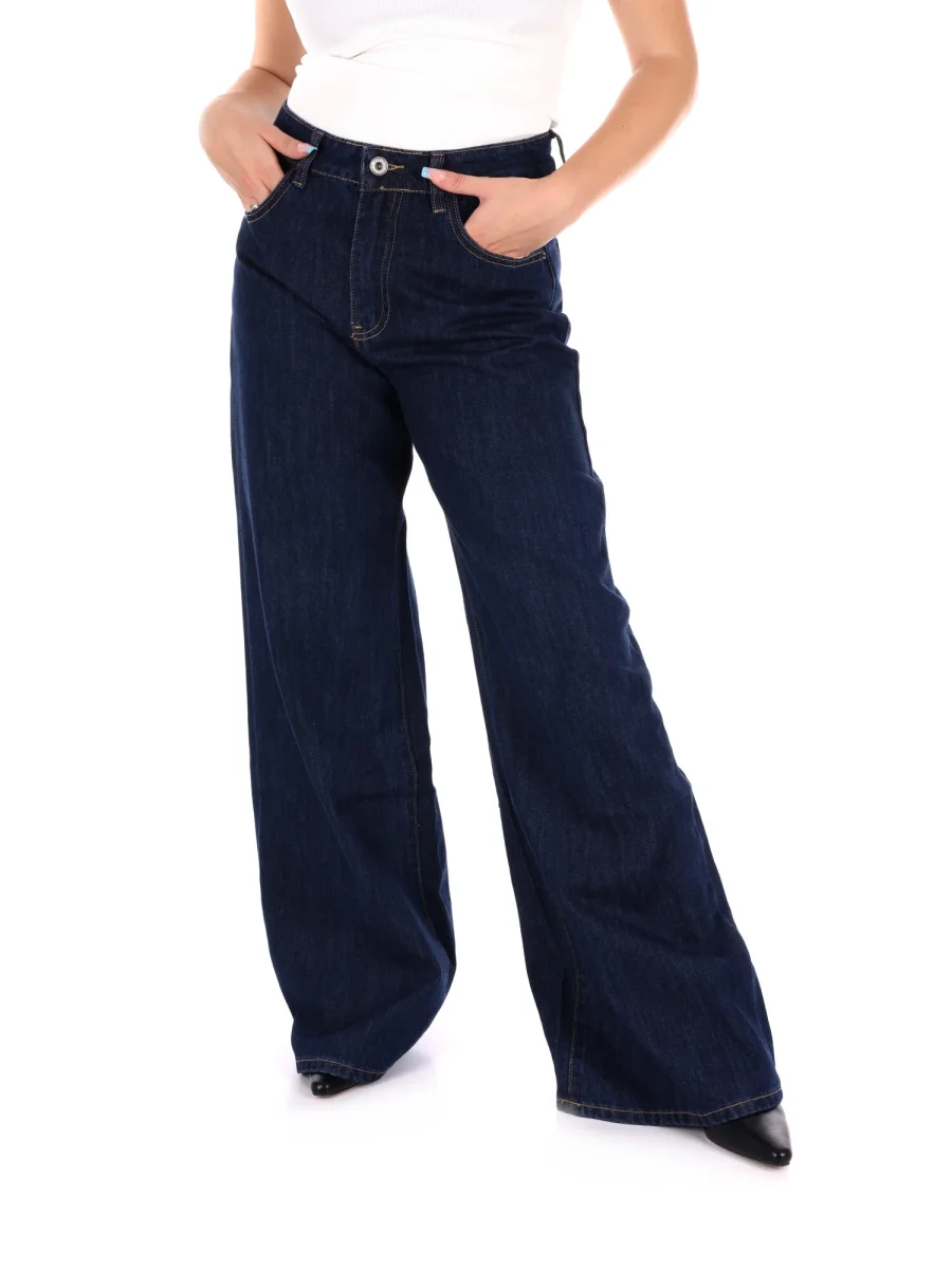 DENIM PANTAPALAZZO MISS LOVE DA DONNA BLU JEANS - immagine 3