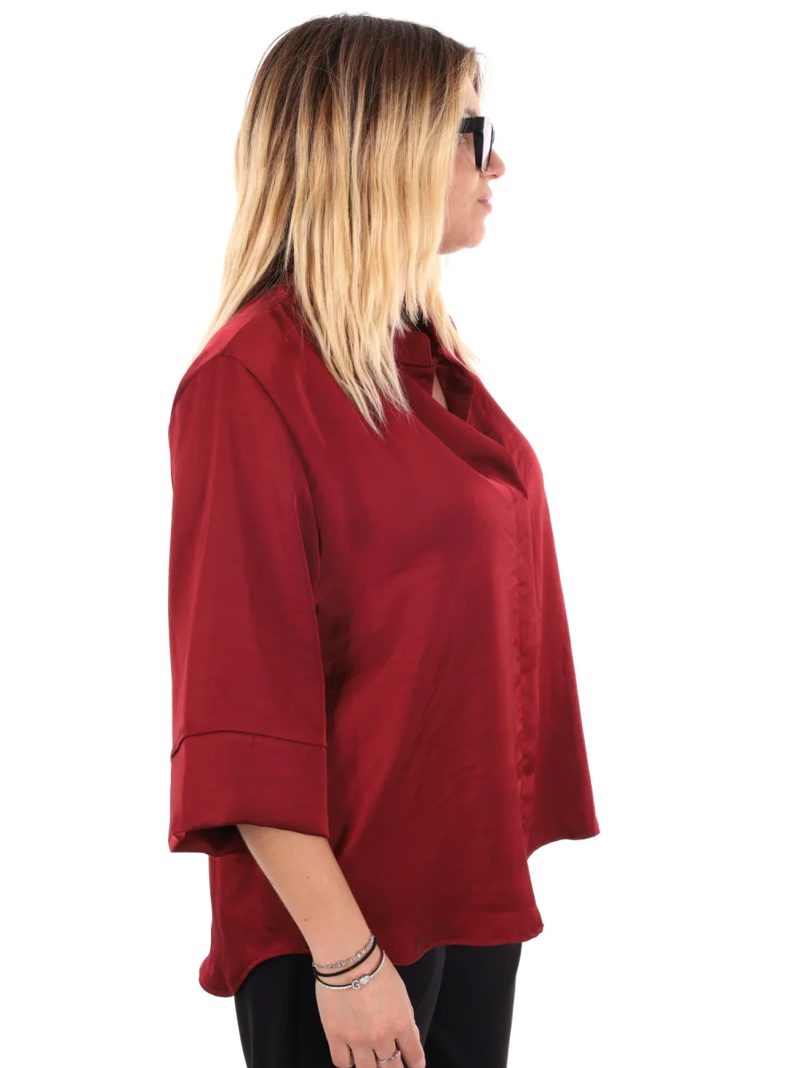 CAMICIA KIMONO MISS LOVE DA DONNA BORDEAUX - immagine 8