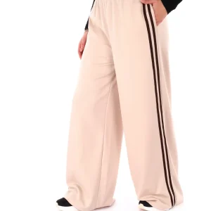 PANTALONE CON BANDE MISS LOVE DA DONNA PANNA