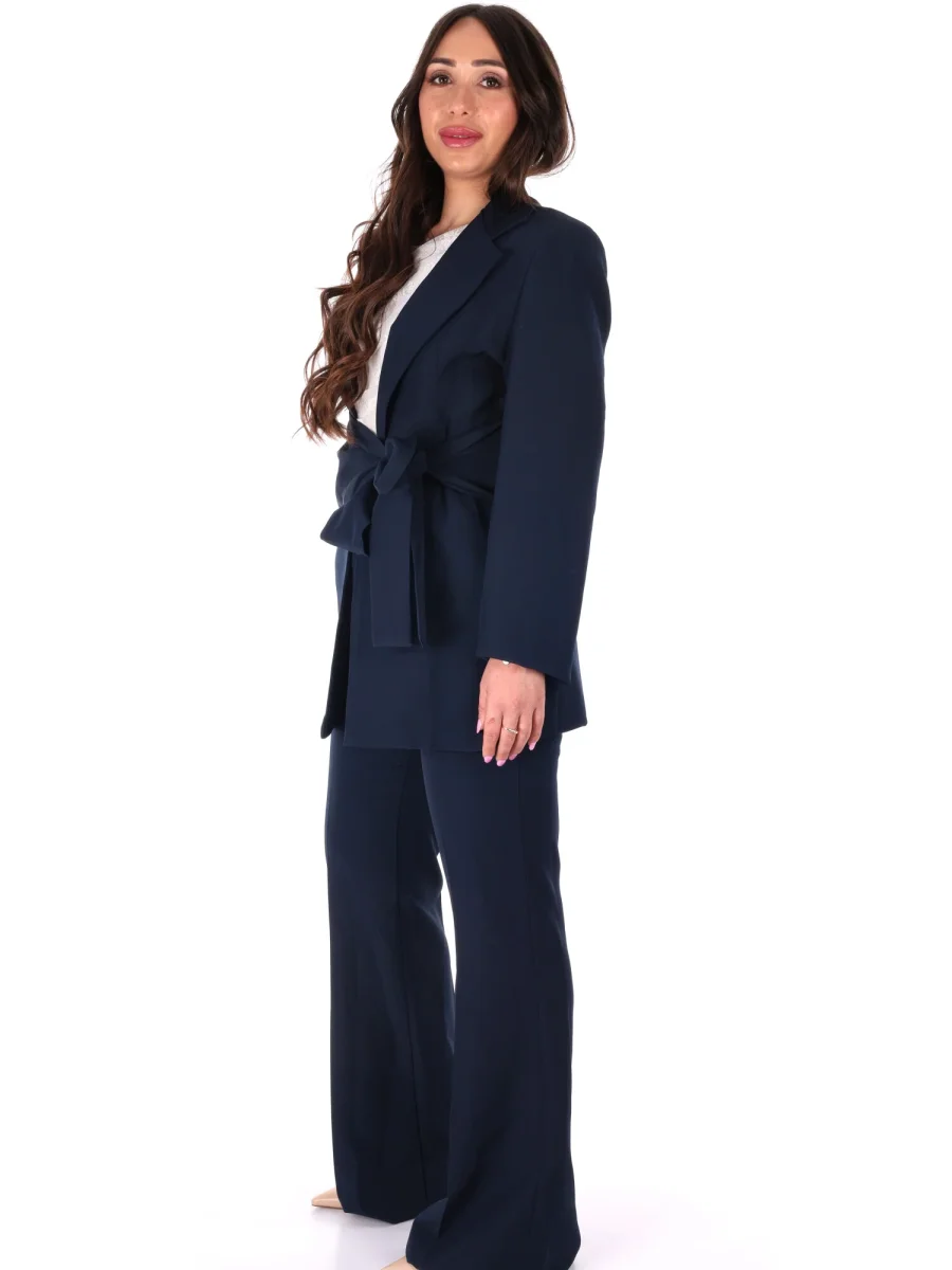 COMPLETO BLU MISS LOVE CON FIOCCO IN VITA DA DONNA