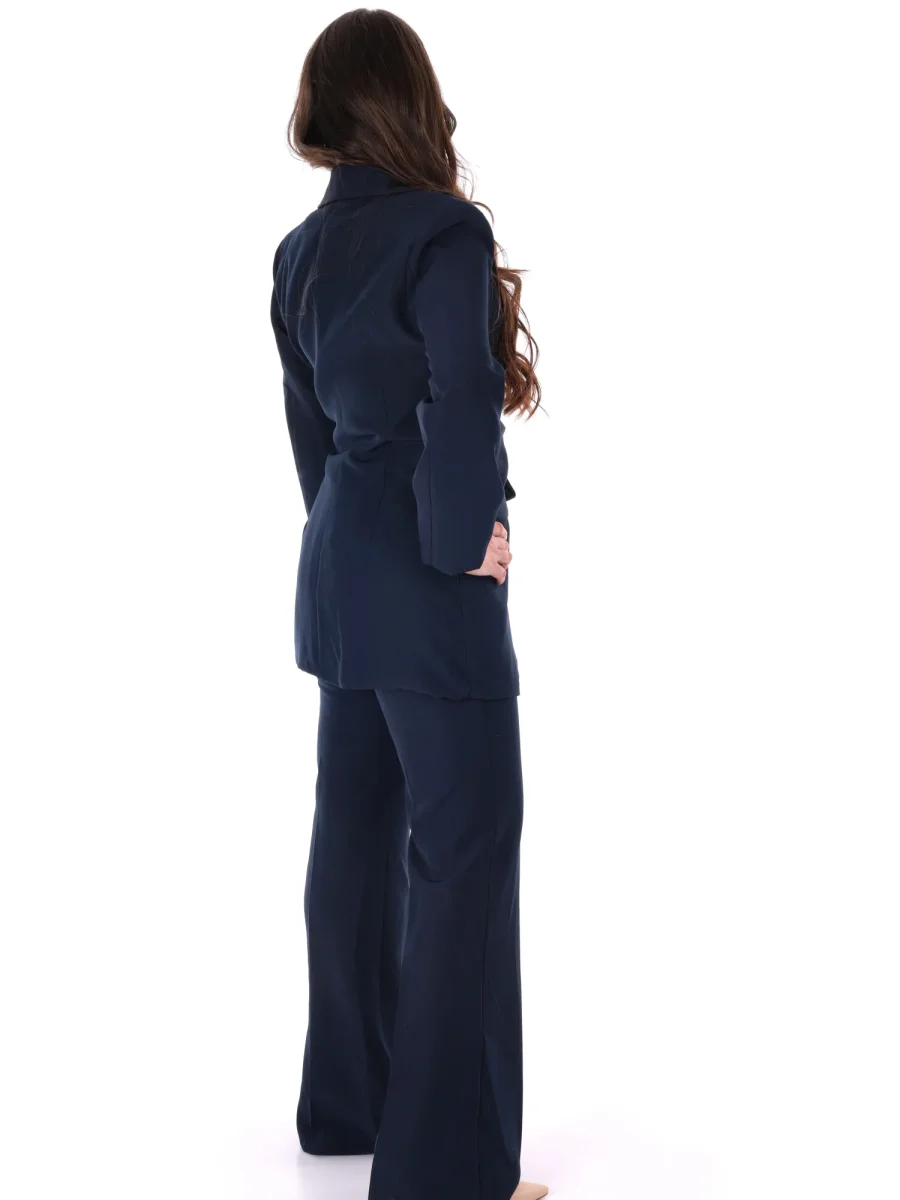 COMPLETO BLU MISS LOVE CON FIOCCO IN VITA DA DONNA - immagine 6