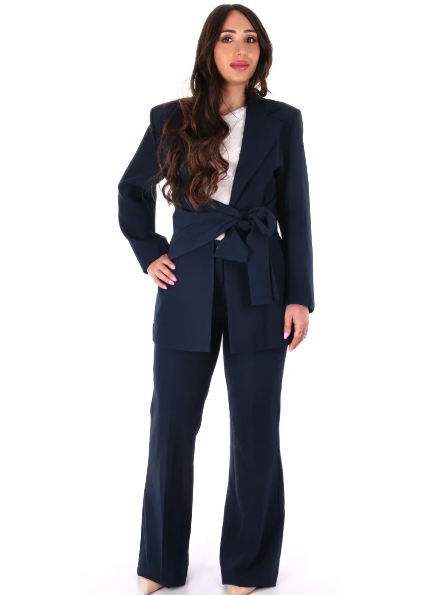 COMPLETO BLU MISS LOVE CON FIOCCO IN VITA DA DONNA - immagine 9