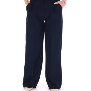 PANTALONE BLU MISS LOVE WIDE LEG DA DONNA