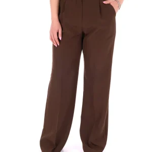 PANTALONE CIOCCOLATO MISS LOVE WIDE LEG DA DONNA