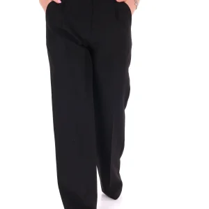 PANTALONE NERO MISS LOVE WIDE LEG DA DONNA