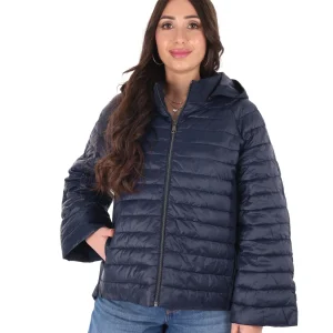 GIUBBINO BLU MISS LOVE LEGGERO TRAPUNTATO DA DONNA