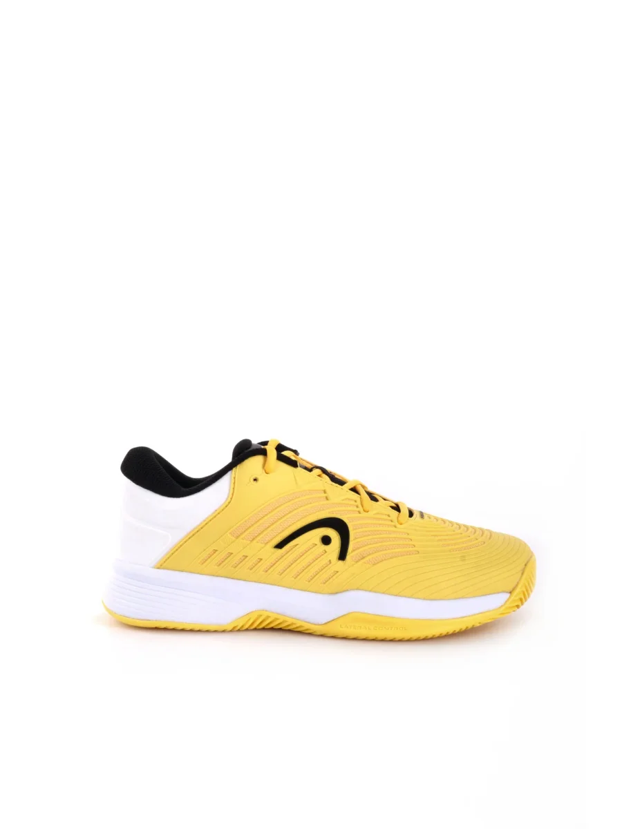 SCARPA DA PADEL REVOLT PRO 4.5 CLAY HEAD JUNIOR GIALLO - immagine 2