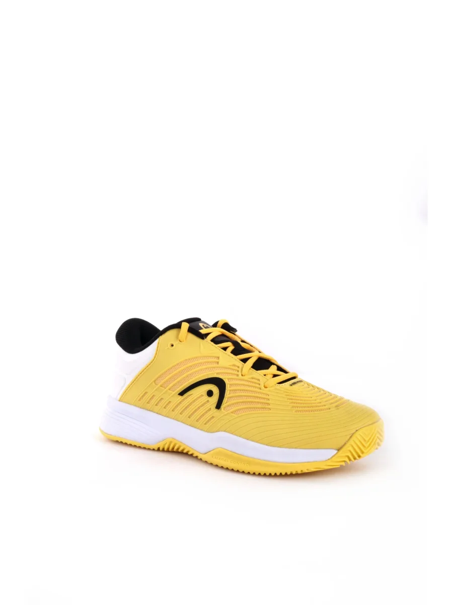 SCARPA DA PADEL REVOLT PRO 4.5 CLAY HEAD JUNIOR GIALLO - immagine 3