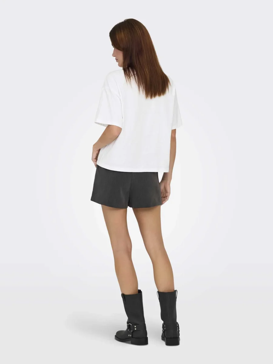 T-shirt Onlterza di Only unisex adulto bianca a maniche corte - immagine 4