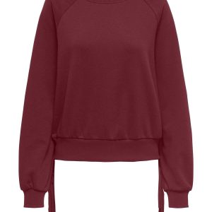 FELPA JETT ONLY DA DONNA BORDEAUX