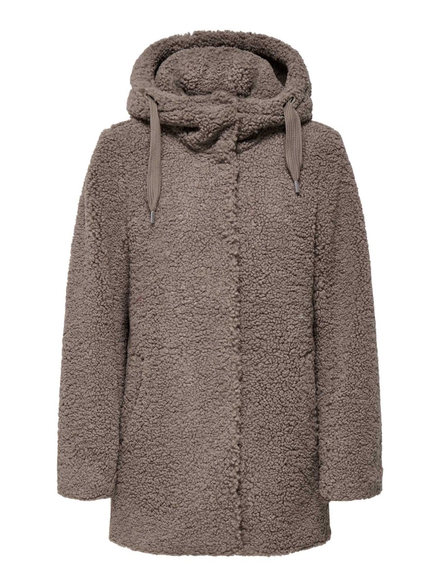 CAPPOTTO MINA TEDDY ONLY DA DONNA BEIGE