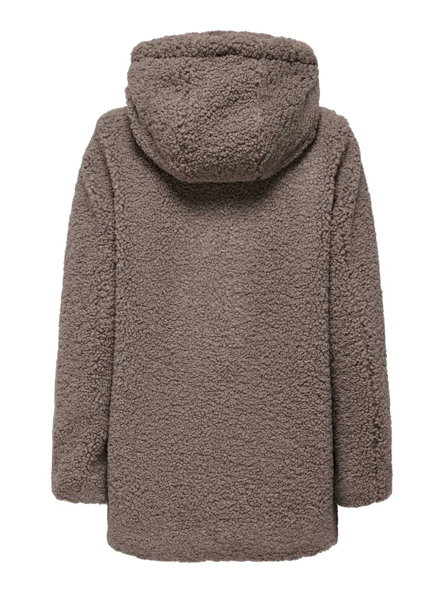 CAPPOTTO MINA TEDDY ONLY DA DONNA BEIGE - immagine 3