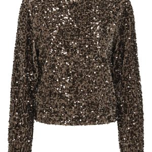 BLOUSA ELEGANTE CON FIOCCO ONLY DA RAGAZZA BRONZO