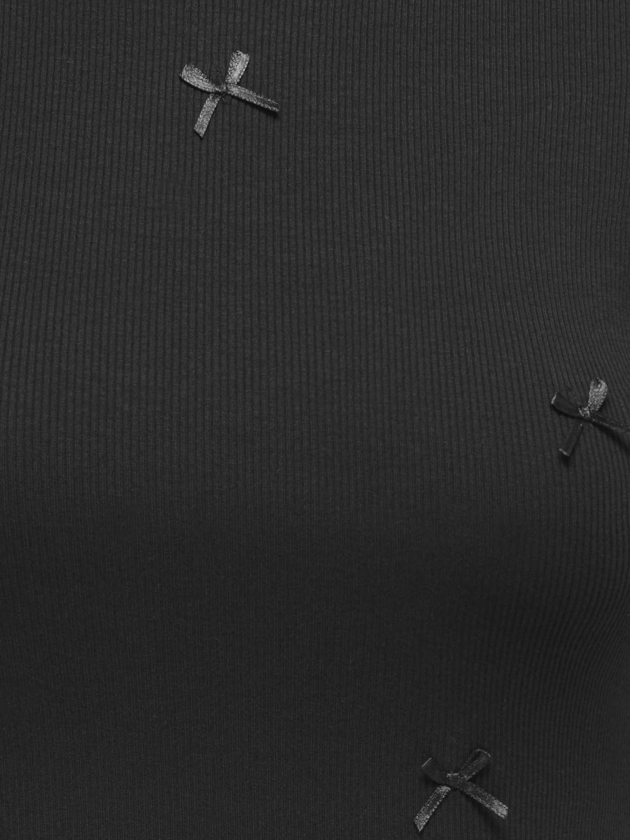 T-shirt maniche corte unisex Only nera versatile - immagine 4