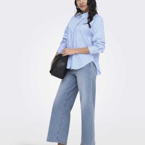 Only Lyra Oregon, camicia unisex in tessuto misto riciclato