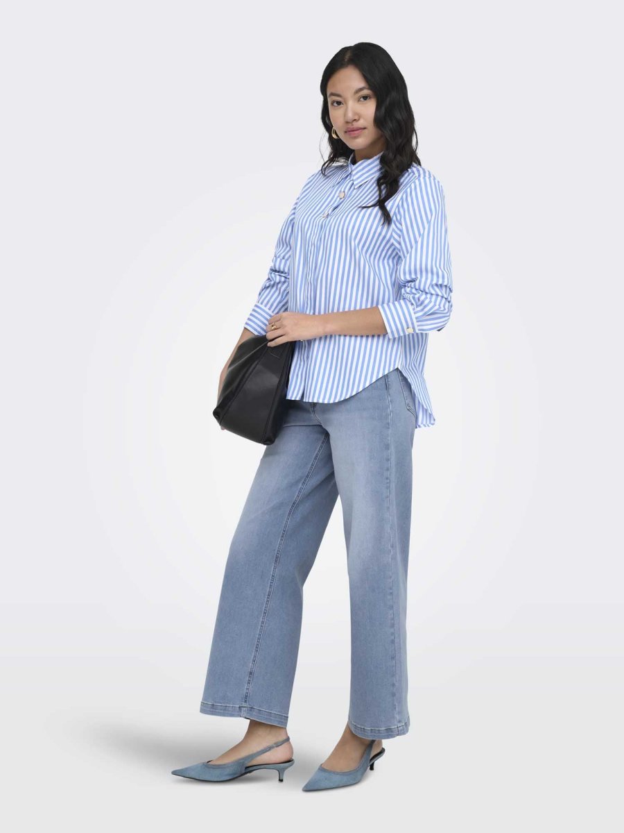 Only Lyra Oregon, camicia unisex in tessuto misto riciclato